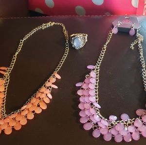 Papparazi  necklaces and Ring